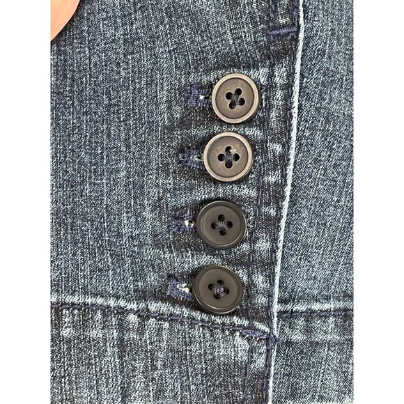 Talbots stretch denim button front jacket, size 20 - Picture 4 of 8